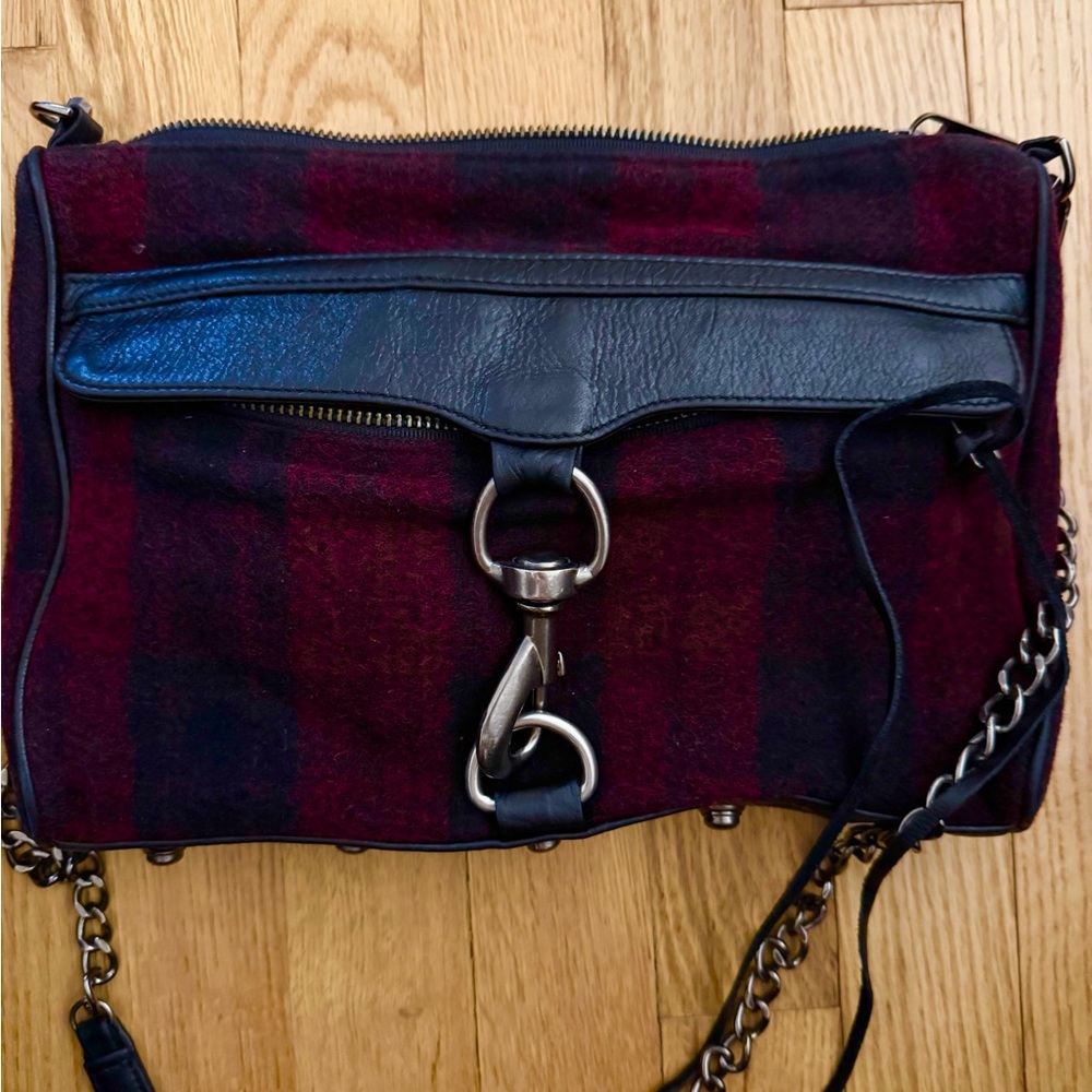 Rebecca Minkoff Red and Black Plaid Bag